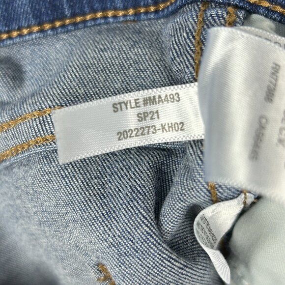 Madewell Jeans Womens 27 Roadtripper Skinny 10" High Rise Supersoft Blue Stretch - Picture 16 of 16